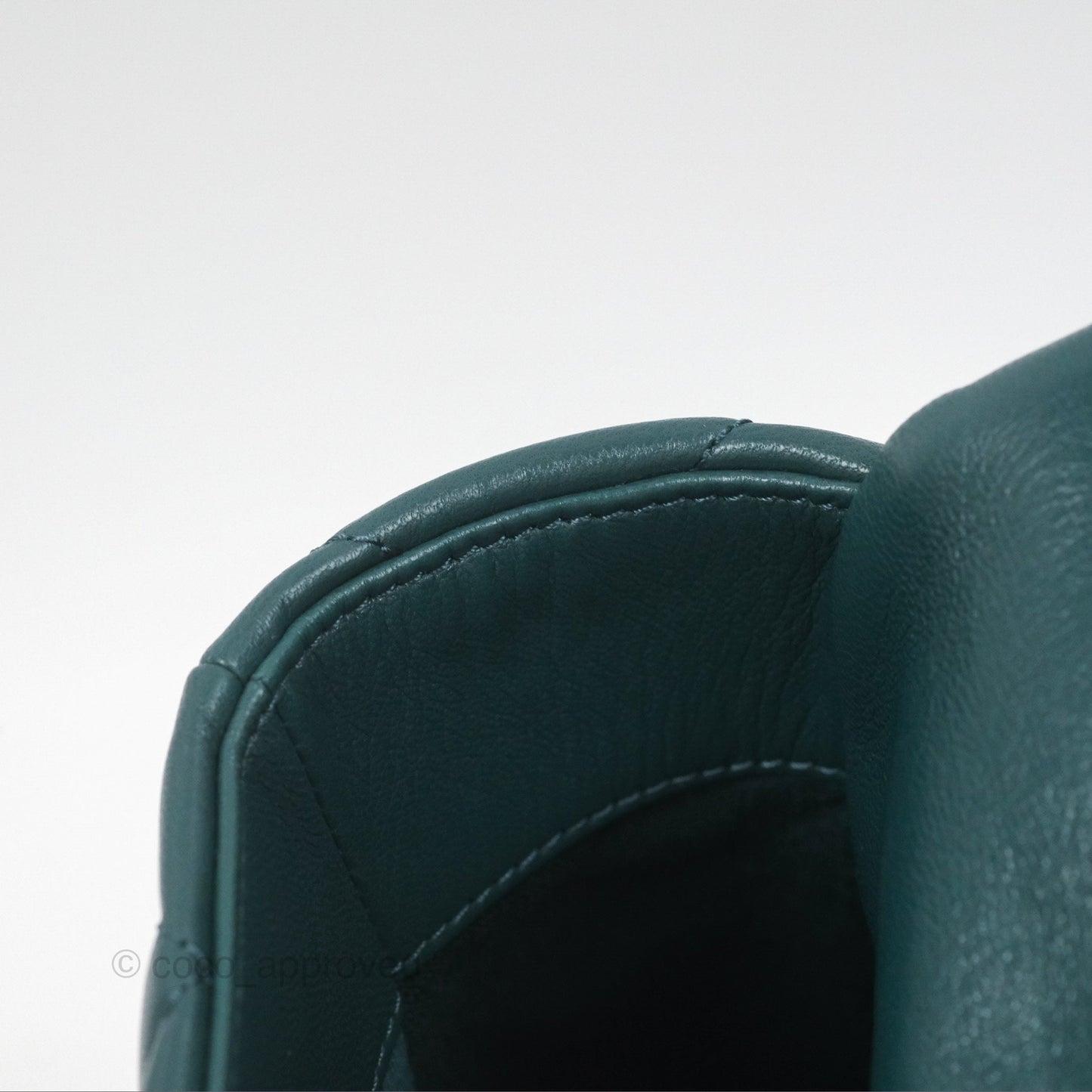 Chanel 19 Medium Green Goatskin Mixed Hardware