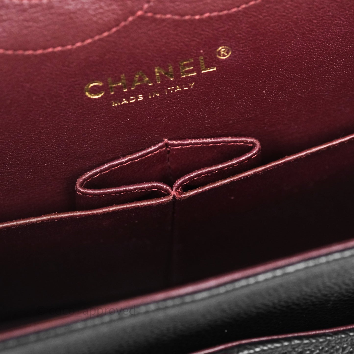 Chanel Jumbo Double Flap Quilted Black Caviar Gold Hardware⁣⁣