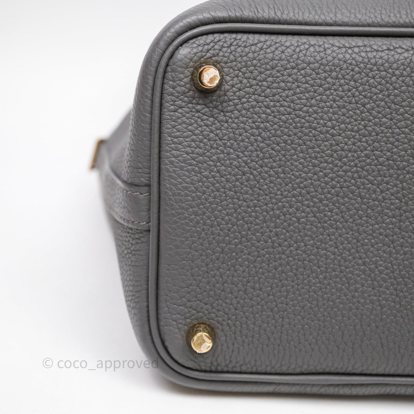 Hermès Picotin Lock 18 Graphite 88 Taurillon Maurice Gold Hardware