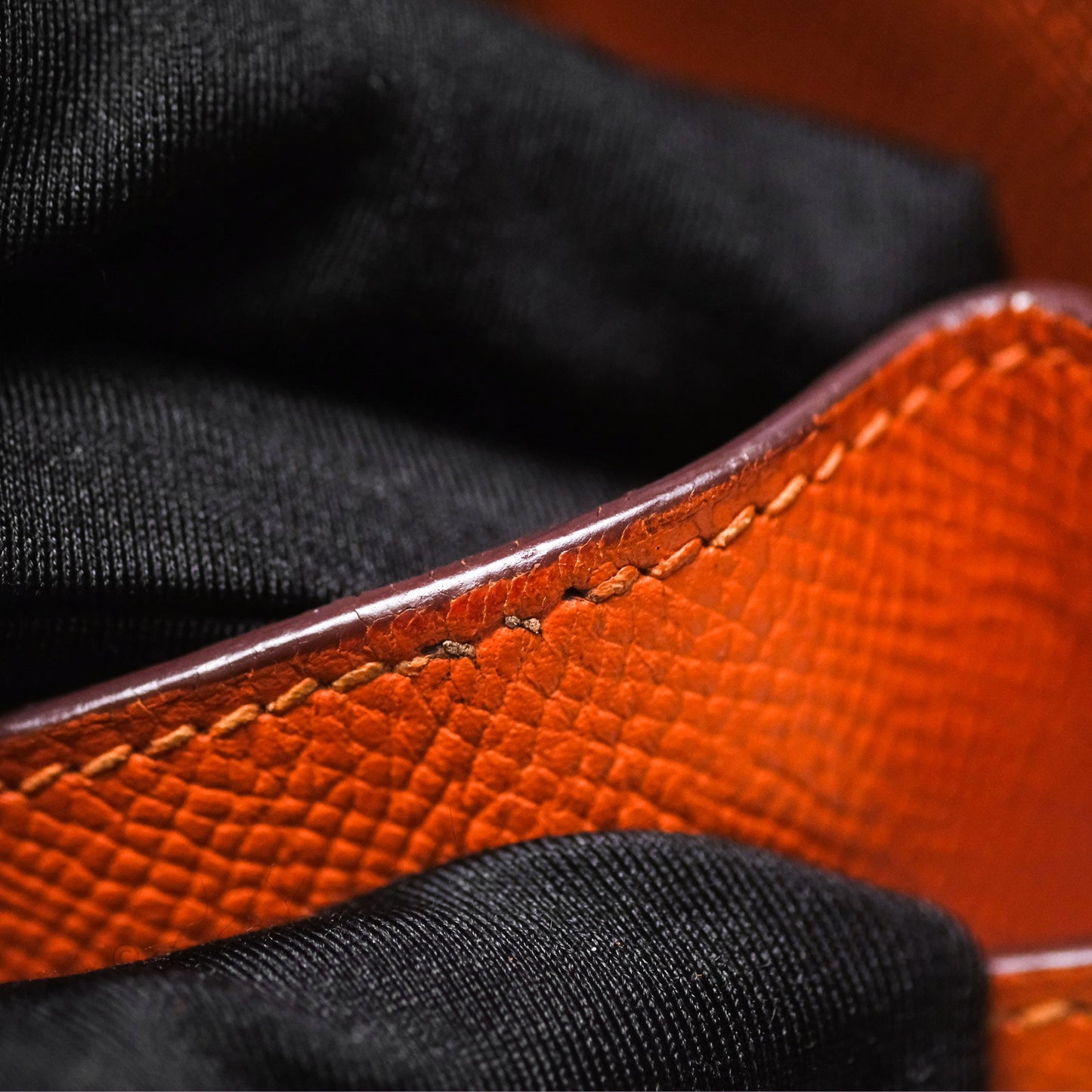 Hermès Birkin 30 Retourne Orange Epsom Palladium Hardware