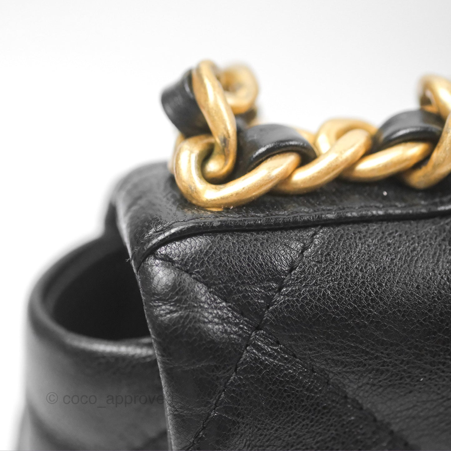 Chanel 19 Small Black Goatskin Mixed Hardware