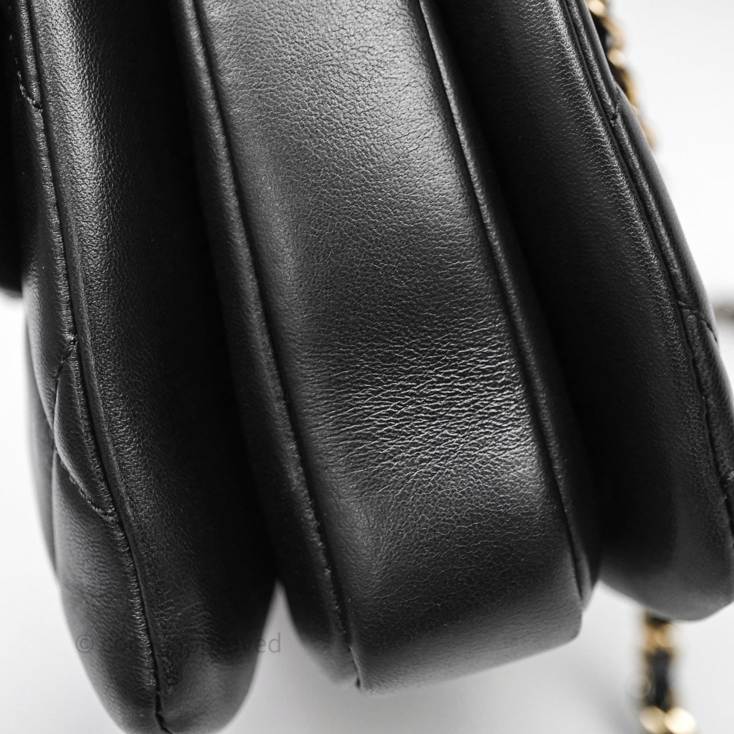 Chanel Small Trendy CC Black Lambskin Gold Hardware