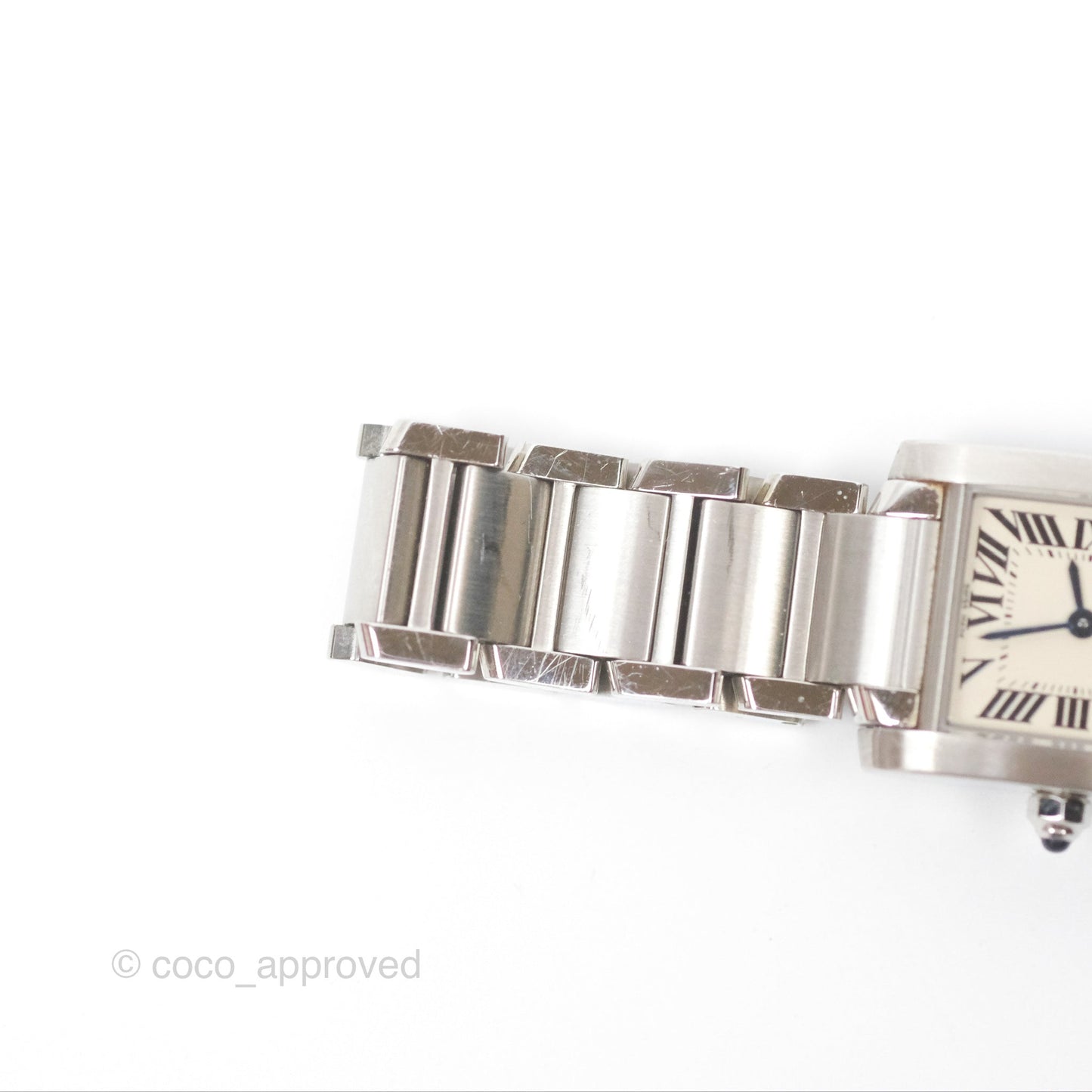 Cartier Steel Tank Francaise Watch Small Model