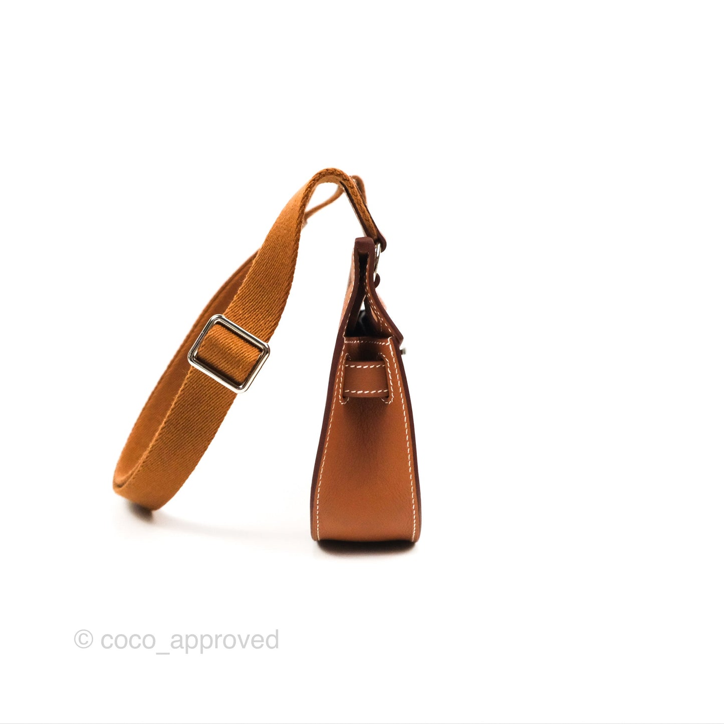 Hermès Mini Jypsiere Gold Evercolor Palladium Hardware