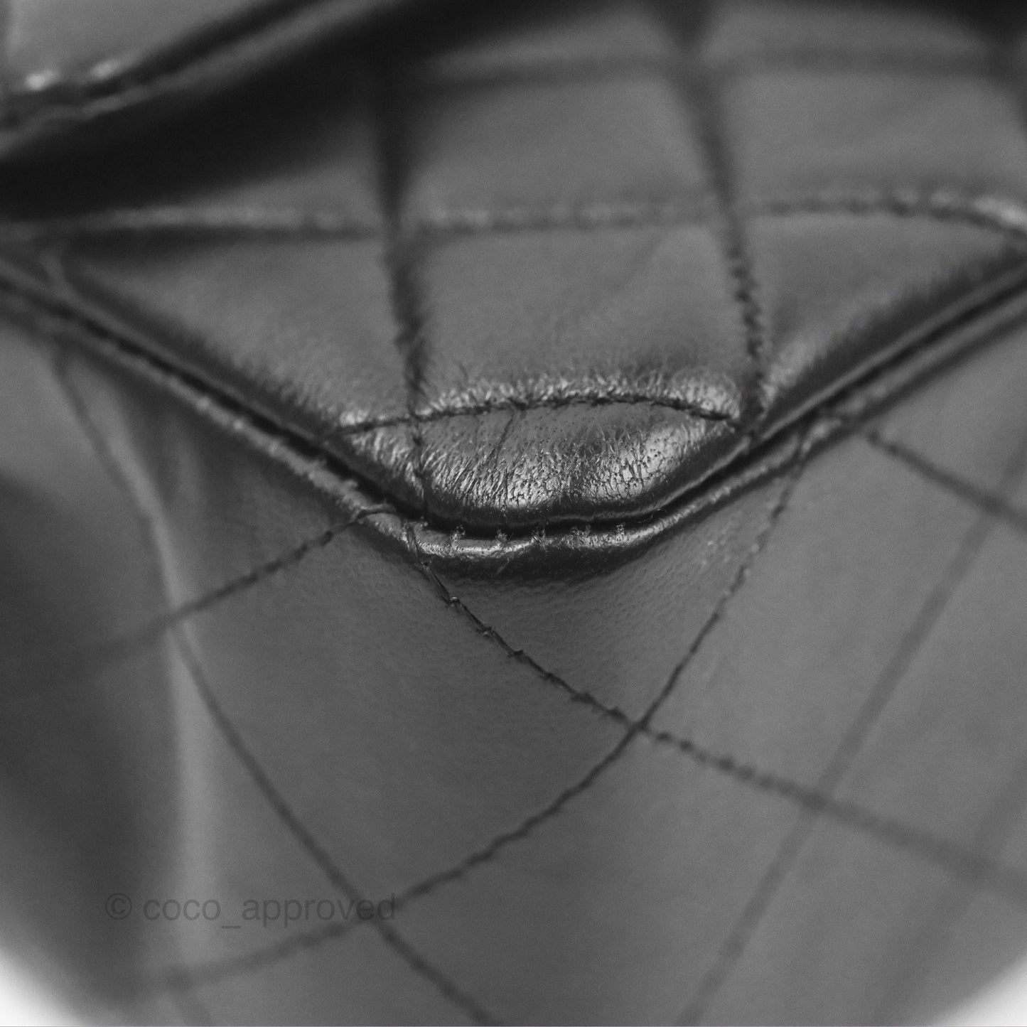 Chanel Quilted Mini Rectangular So Black Lambskin