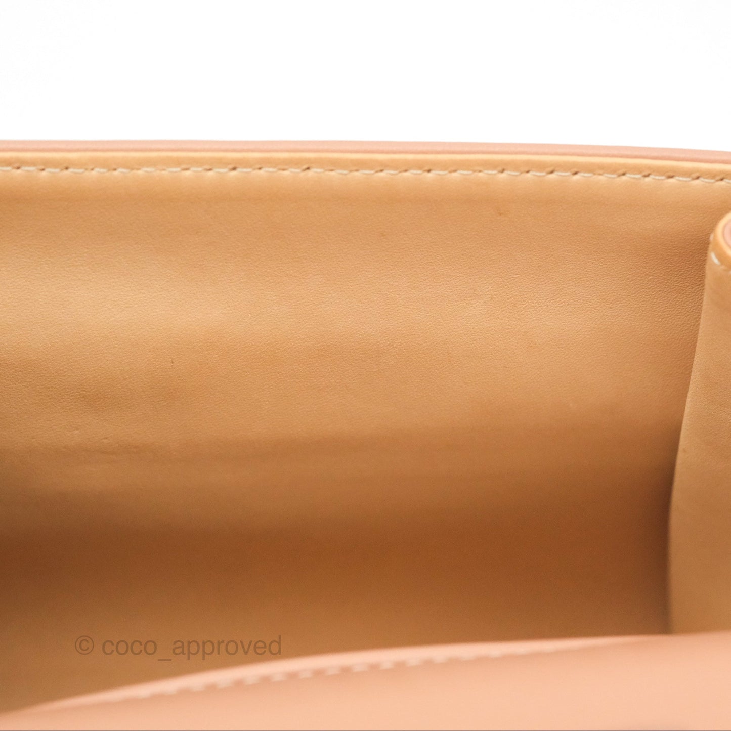Delvaux Tempête Mini Beige Supple Calfskin Gold Hardware