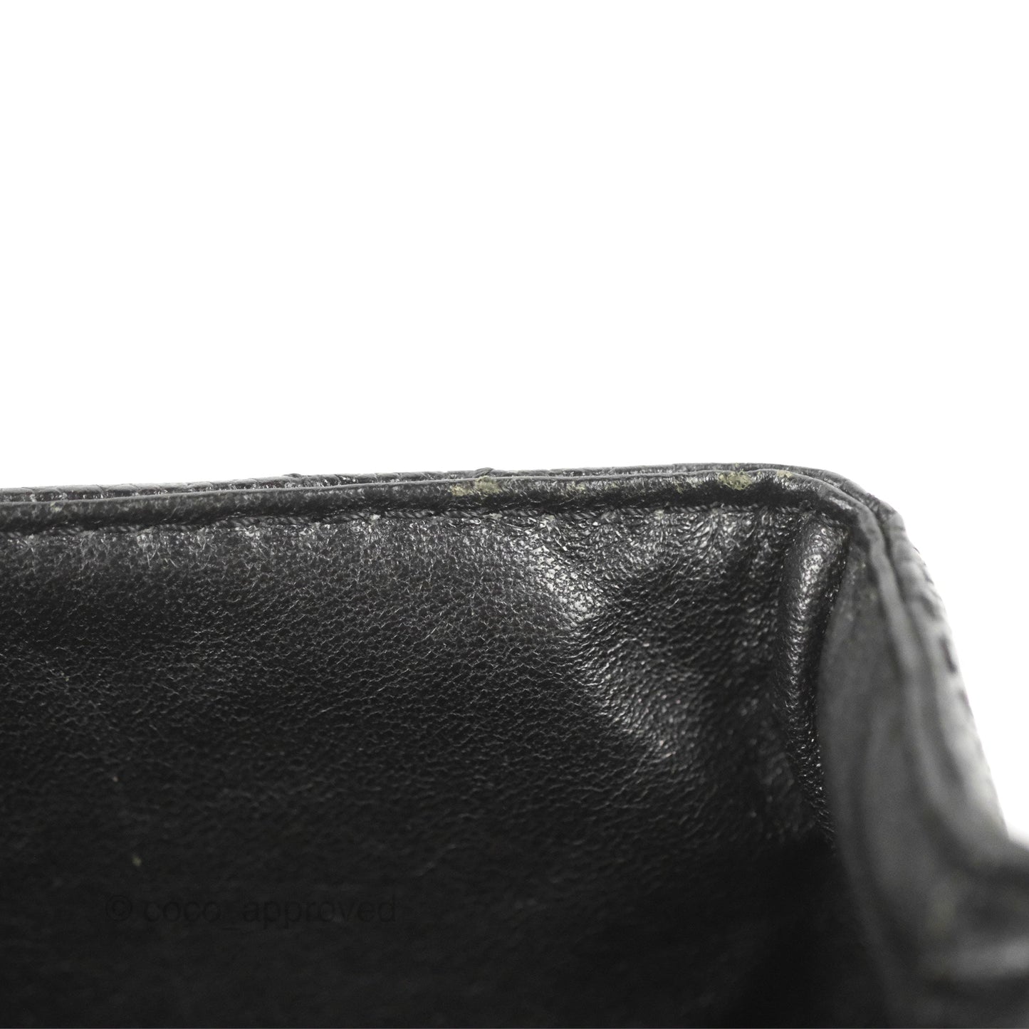 Chanel Vintage Kelly Quilted Flap Black Caviar 24K Gold Hardware