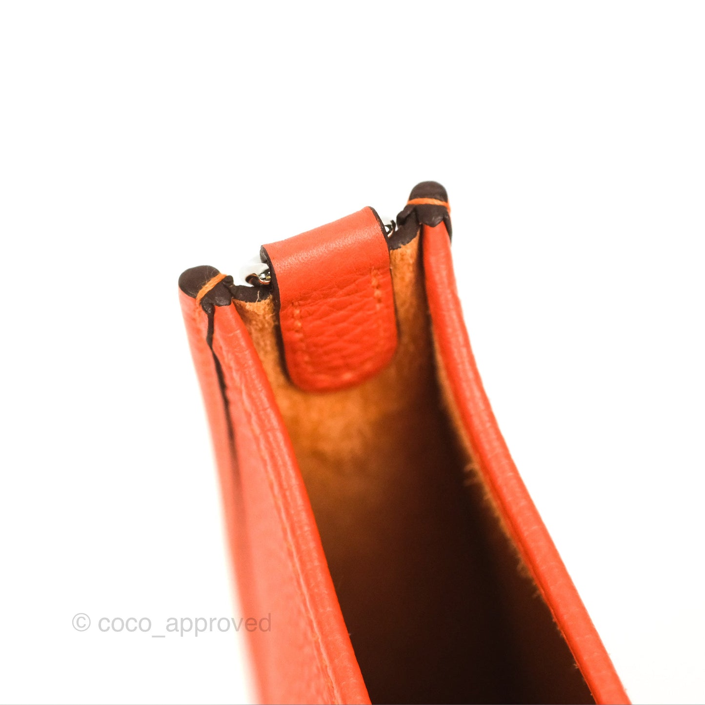 Hermès Mini Evelyne 16 Feu Clemence Palladium Hardware