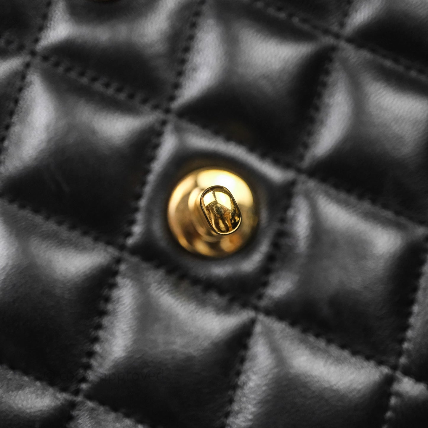 Chanel Classic Jumbo Double Flap Black Lambskin Bag Gold Hardware