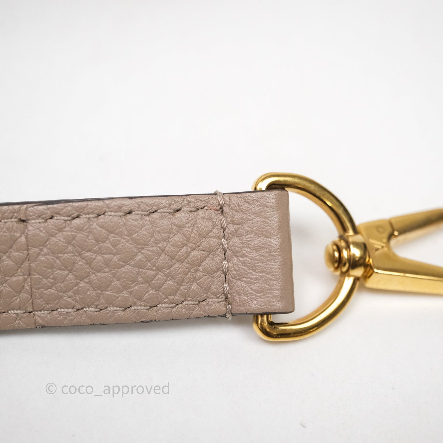 Louis Vuitton Taurillon Capucines BB Galet