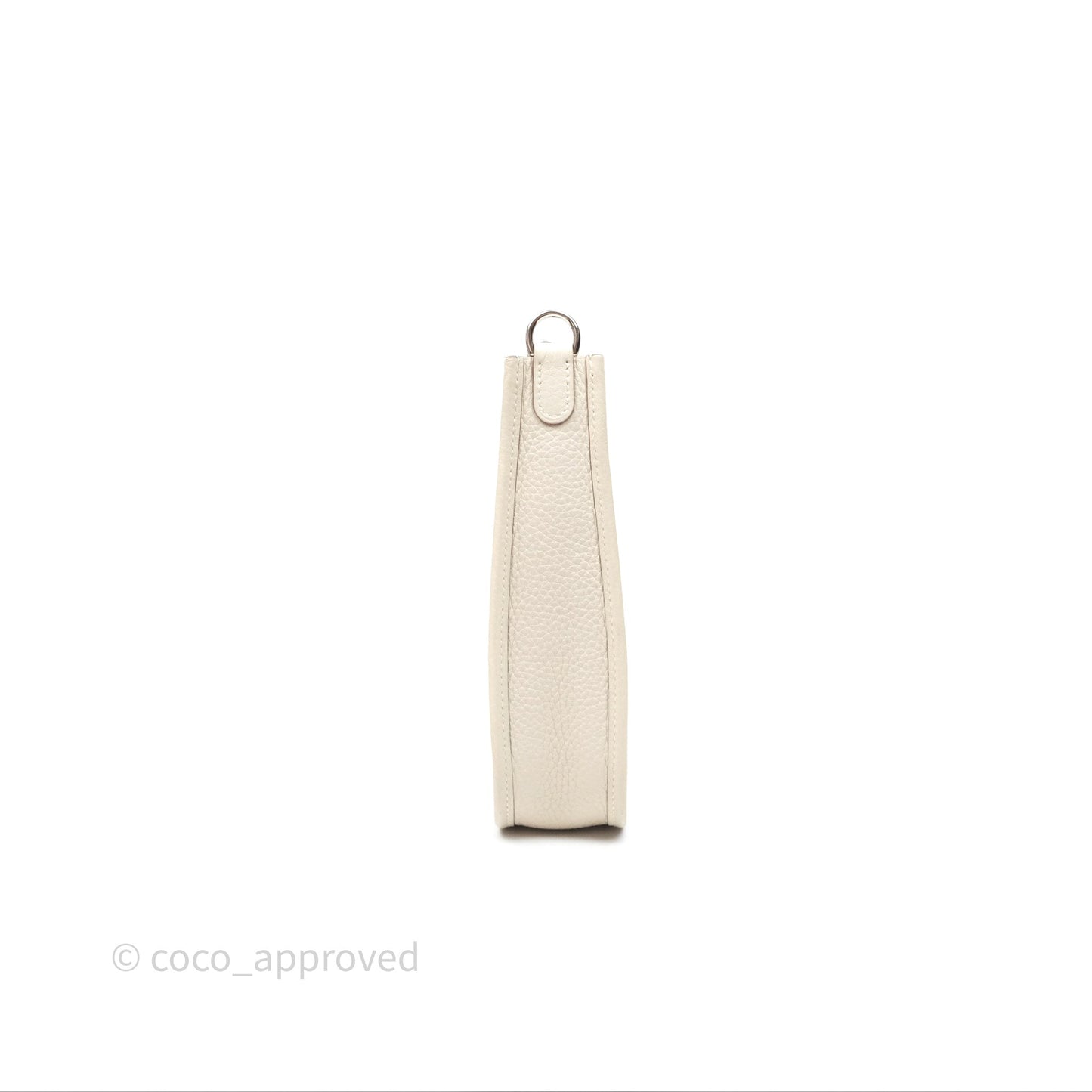 Hermès Mini Evelyne Craie 10 Clemence Palladium Hardware