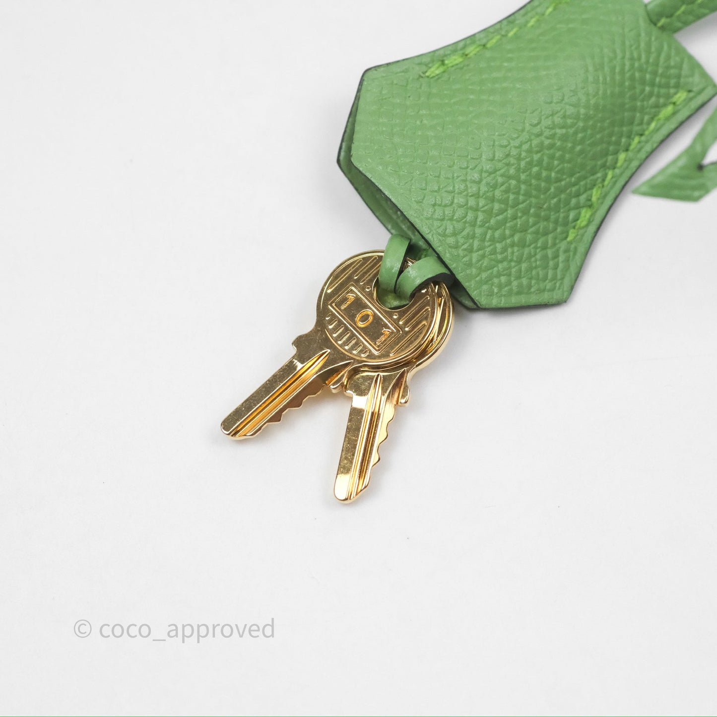 Hermès Birkin 25 Sellier Vert Criquet 3I Epsom Gold Hardware