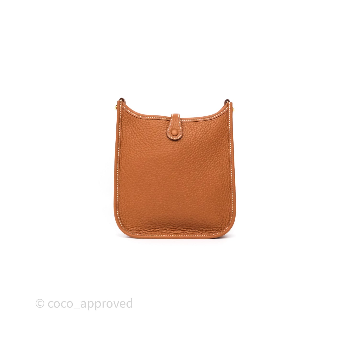 Hermès Mini Evelyne 16 Amazone Gold 37 Clemence Gold Hardware