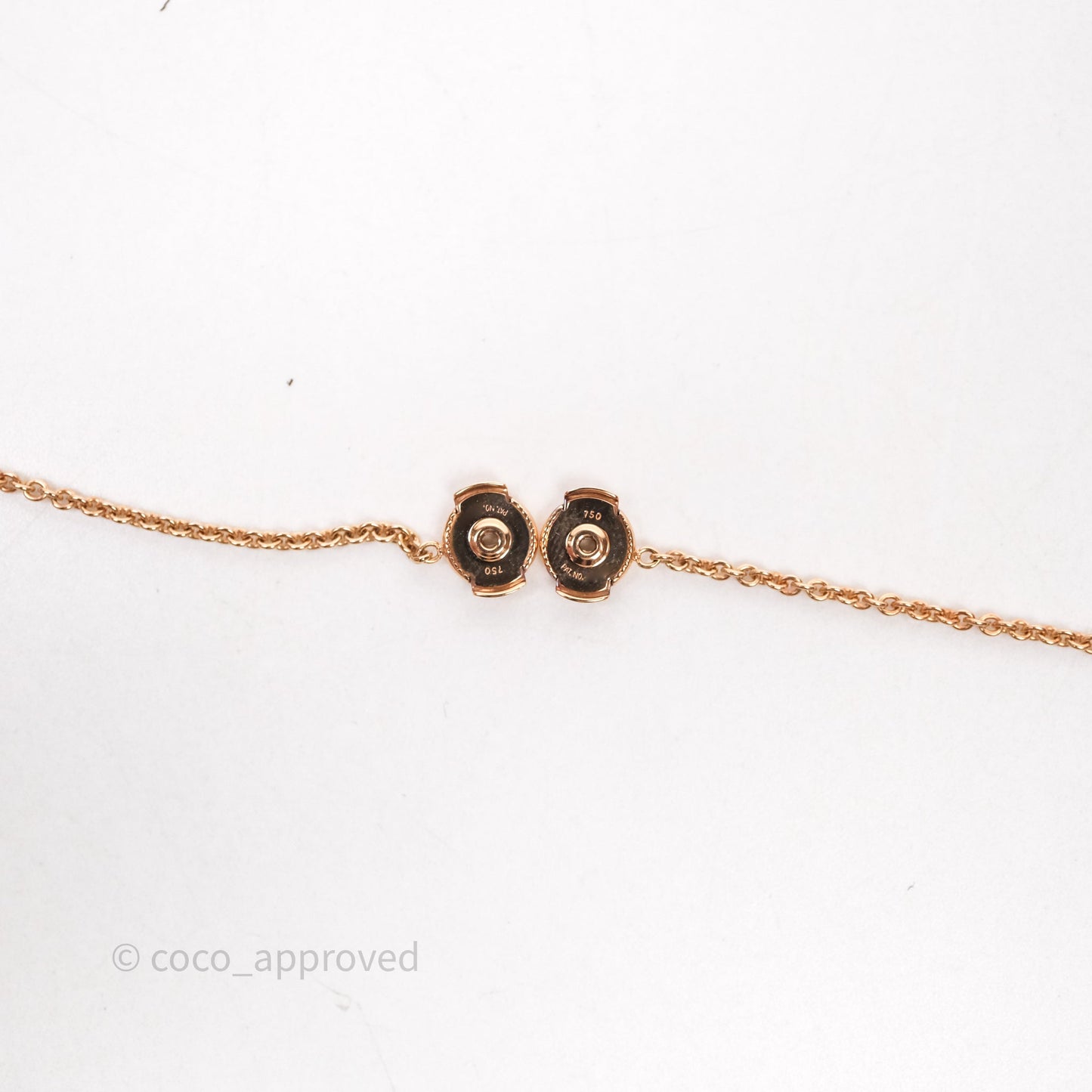 Hermes Chaine d'ancre Mini Punk Earrings Rose Gold