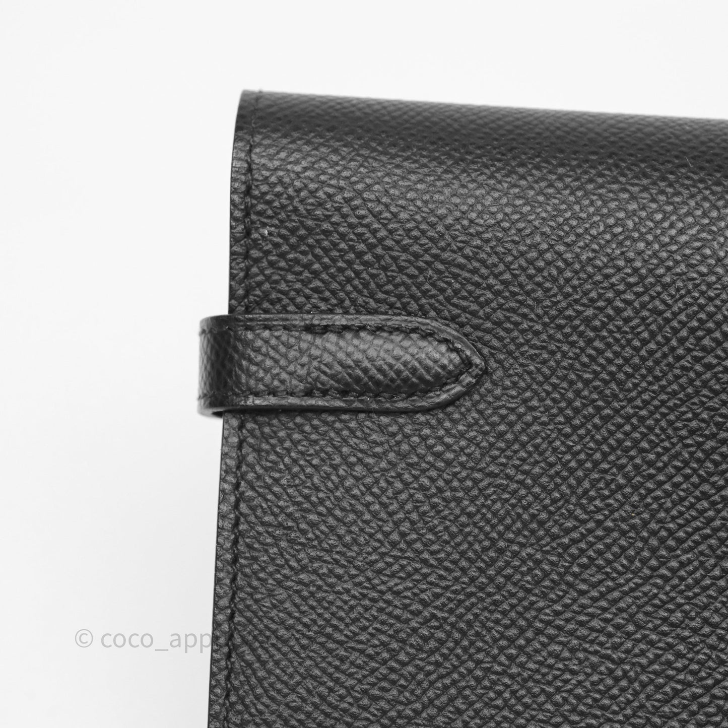 Hermès Kelly Wallet Black Noir 89 Epsom Gold Hardware