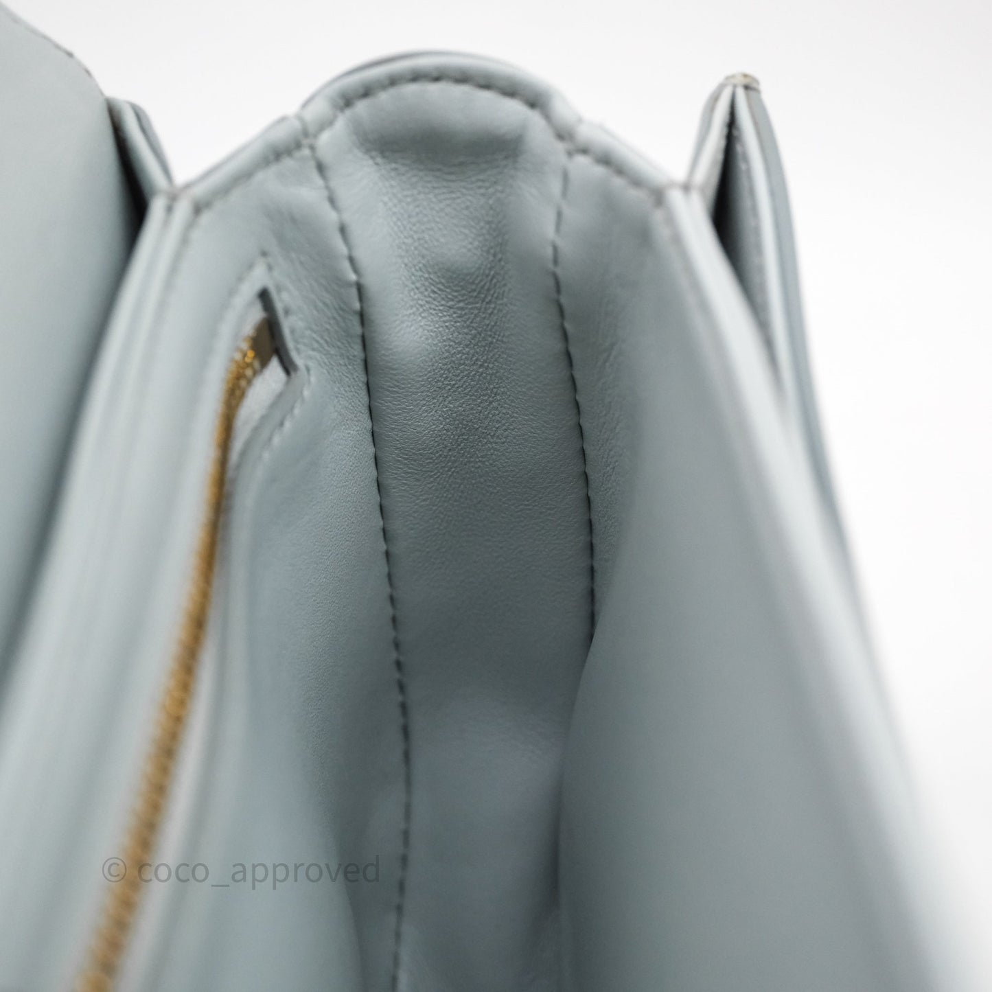 Celine Teen Besace Light Blue Shiny Calfskin