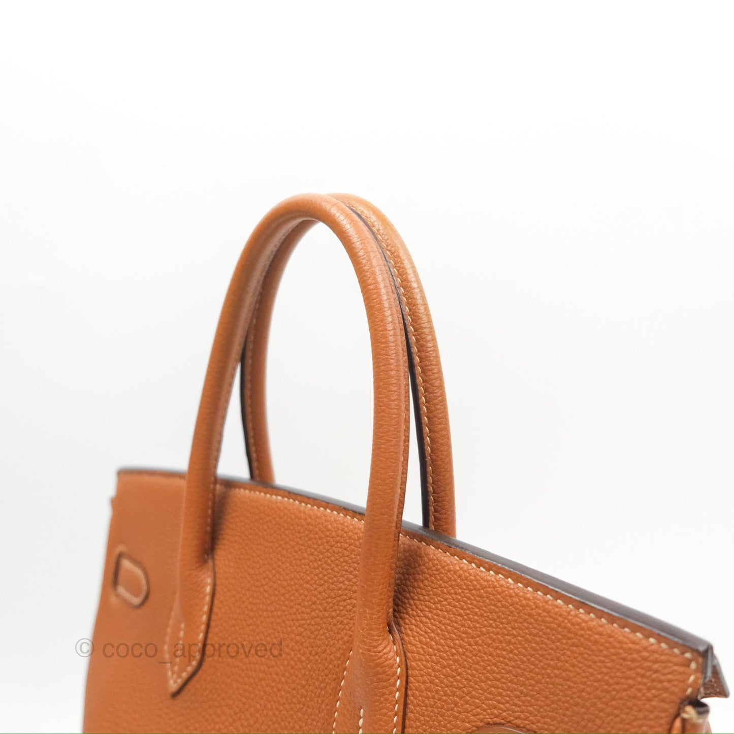 Hermès Birkin 30 Retourne Gold Clemence Palladium Hardware