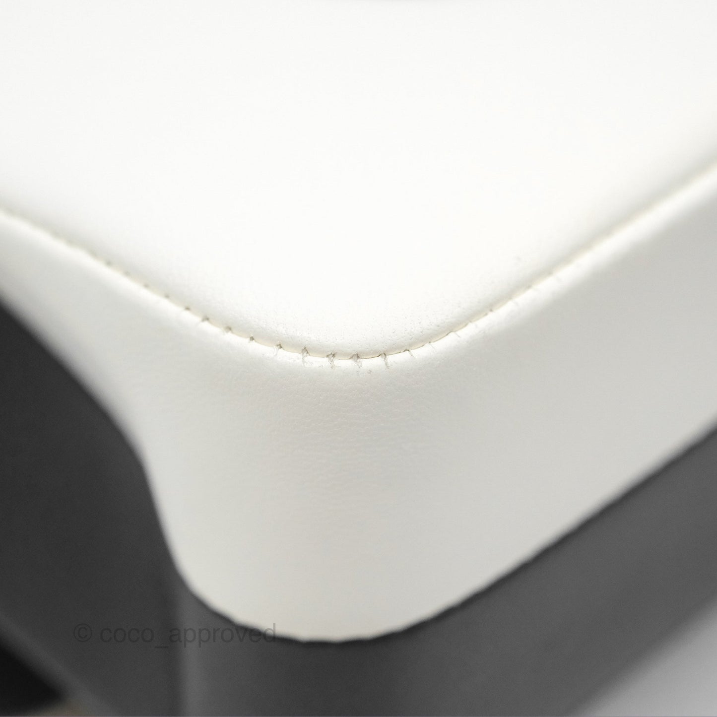 Chanel Medium Flap Black & White Lambskin Gold Hardware