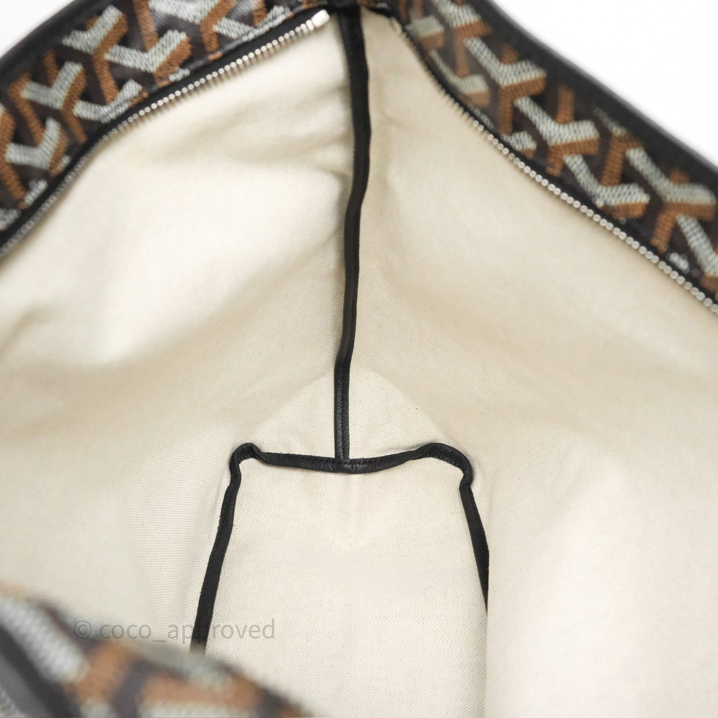 Goyard Bohème Hobo Bag Black Goyardine Canvas