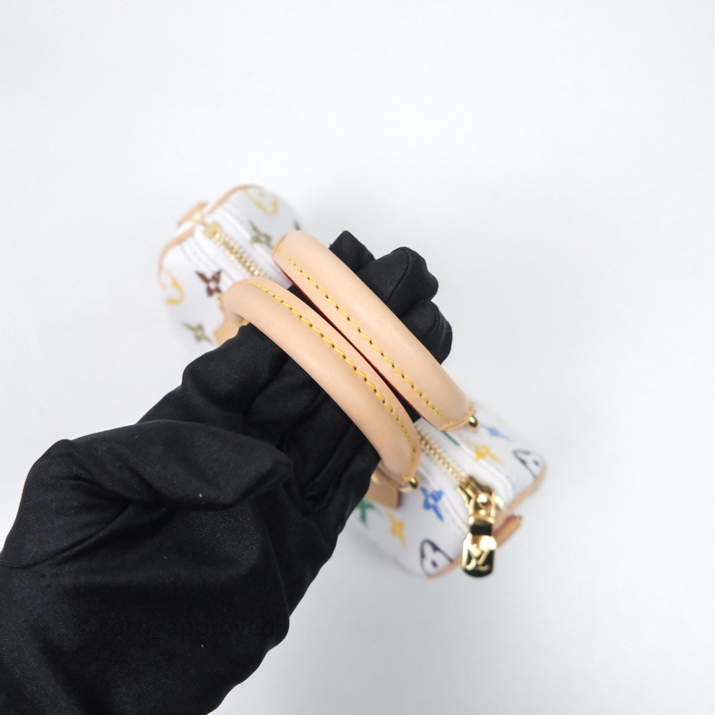 LV x TM Speedy Nano Speedy Multicolore Blanc Monogram Canvas