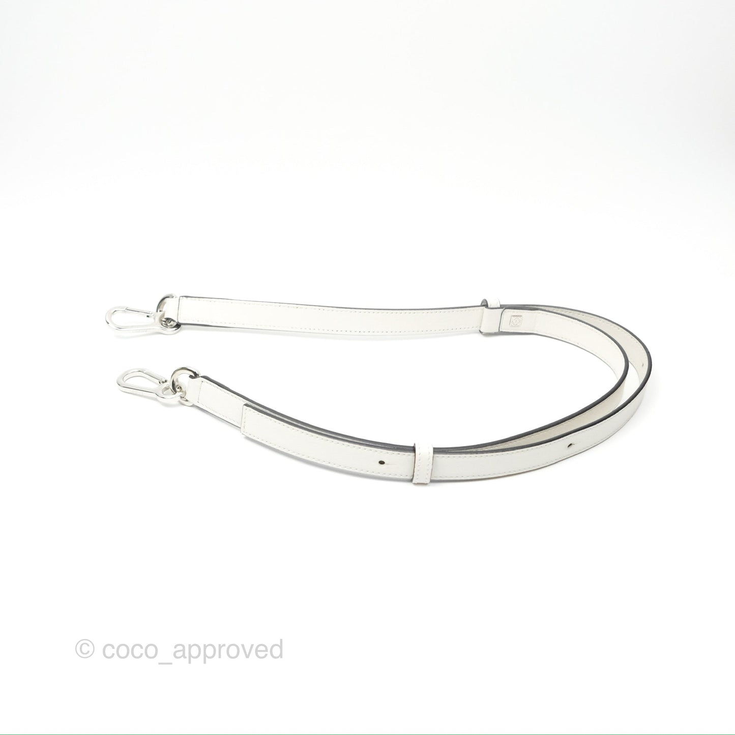 Loewe Small Puzzle Bag Soft White/ Rosemary Calfskin Silver Hardware