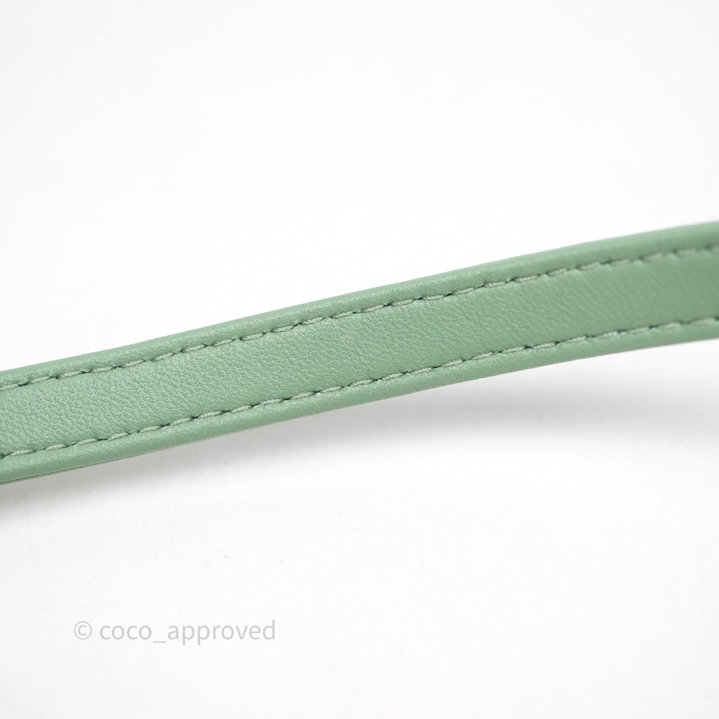Christian Dior Micro Lady Dior Green Lambskin Cannage Gold Hardware