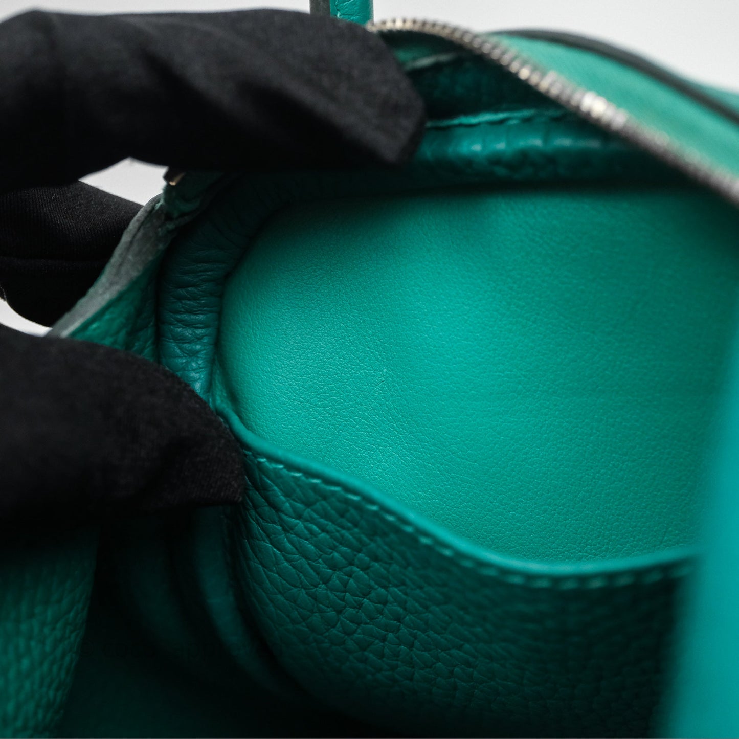 Hermès Lindy 26 Vert Verone U1 Clemence Palladium Hardware