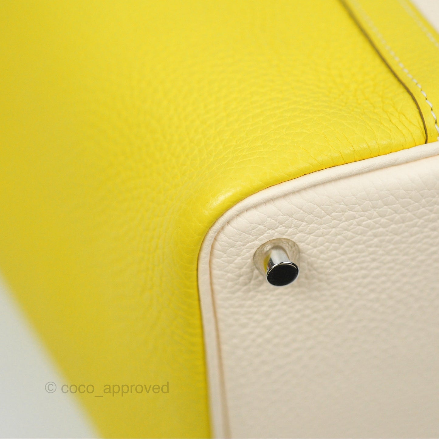 Hermes Picotin Lock 18 Lime 9R / Nata I2 Clemence Palladium Hardware