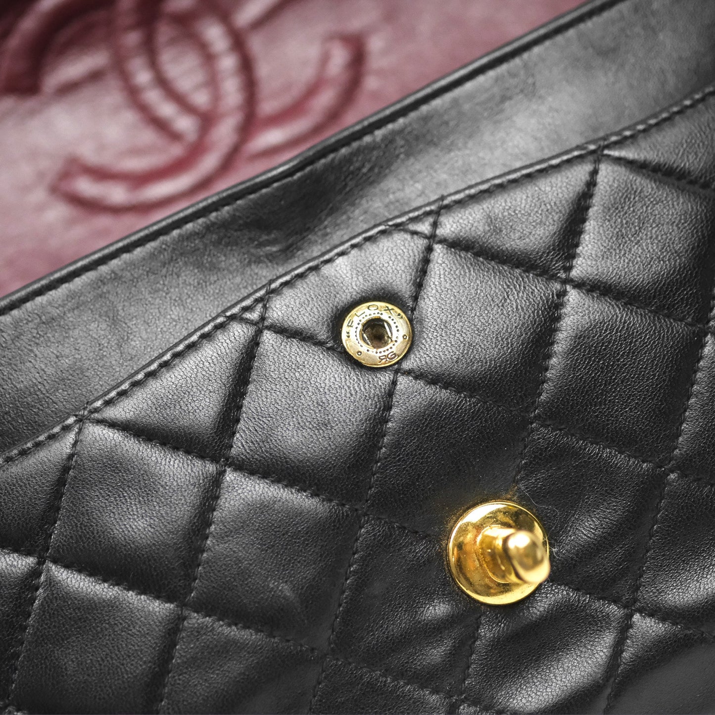 Chanel Classic Vintage Small Flap Black Lambskin 24K Gold Hardware