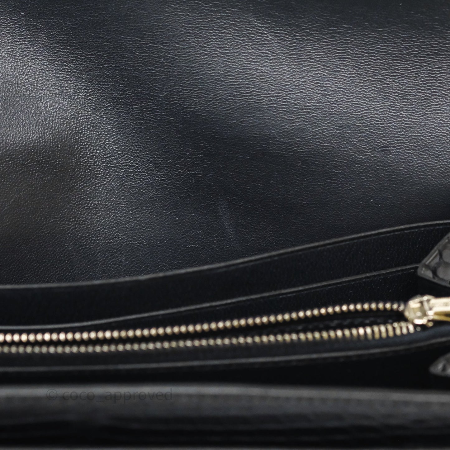 Hermes Constance Wallet Bleu Nuit 2Z Matte Alligator Ombre Lizard Buckle