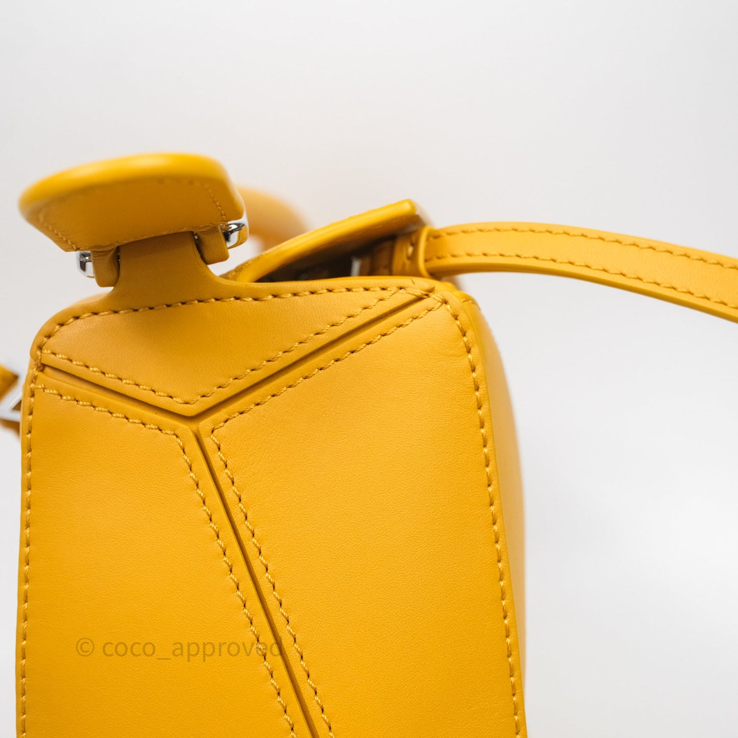 Loewe Small Puzzle Bag Sunflower With Logo Strap