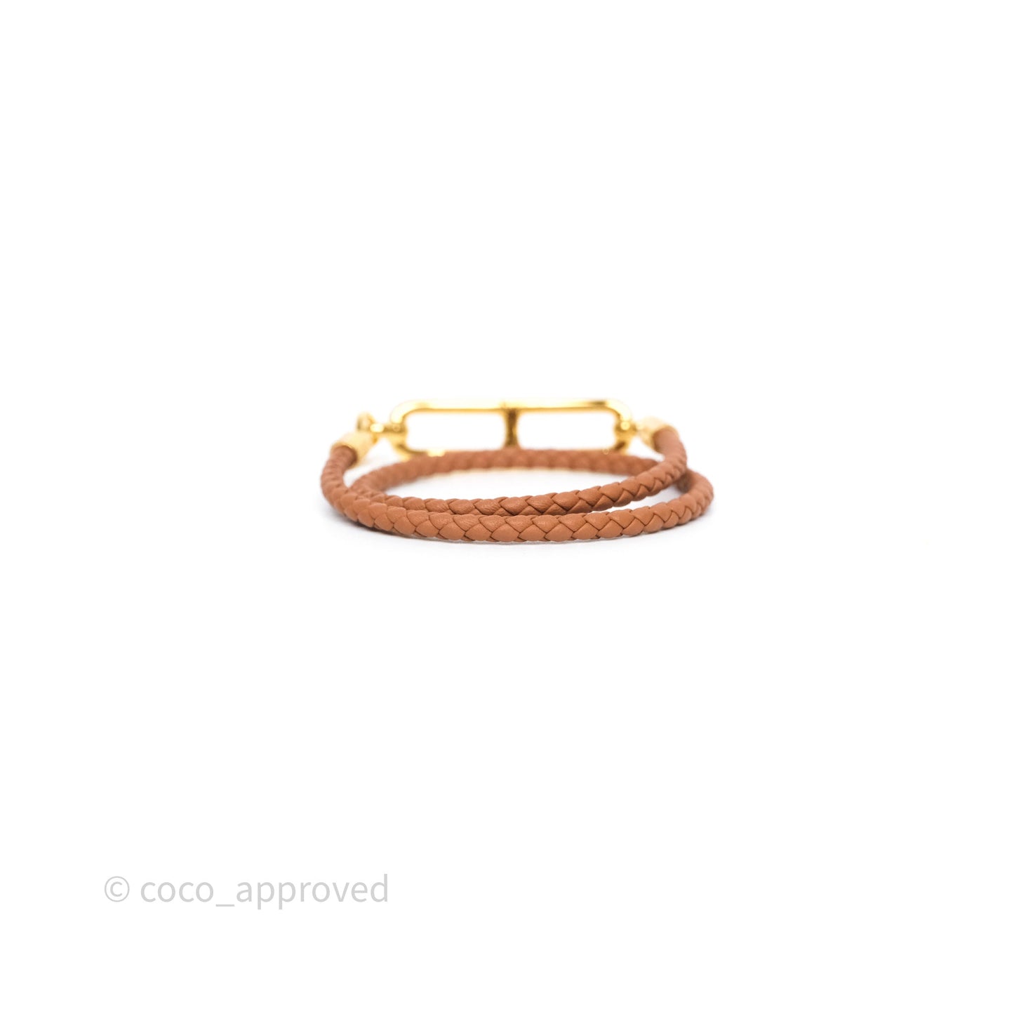 Hermès Roulis Double Tour Bracelet Gold Gold Hardware