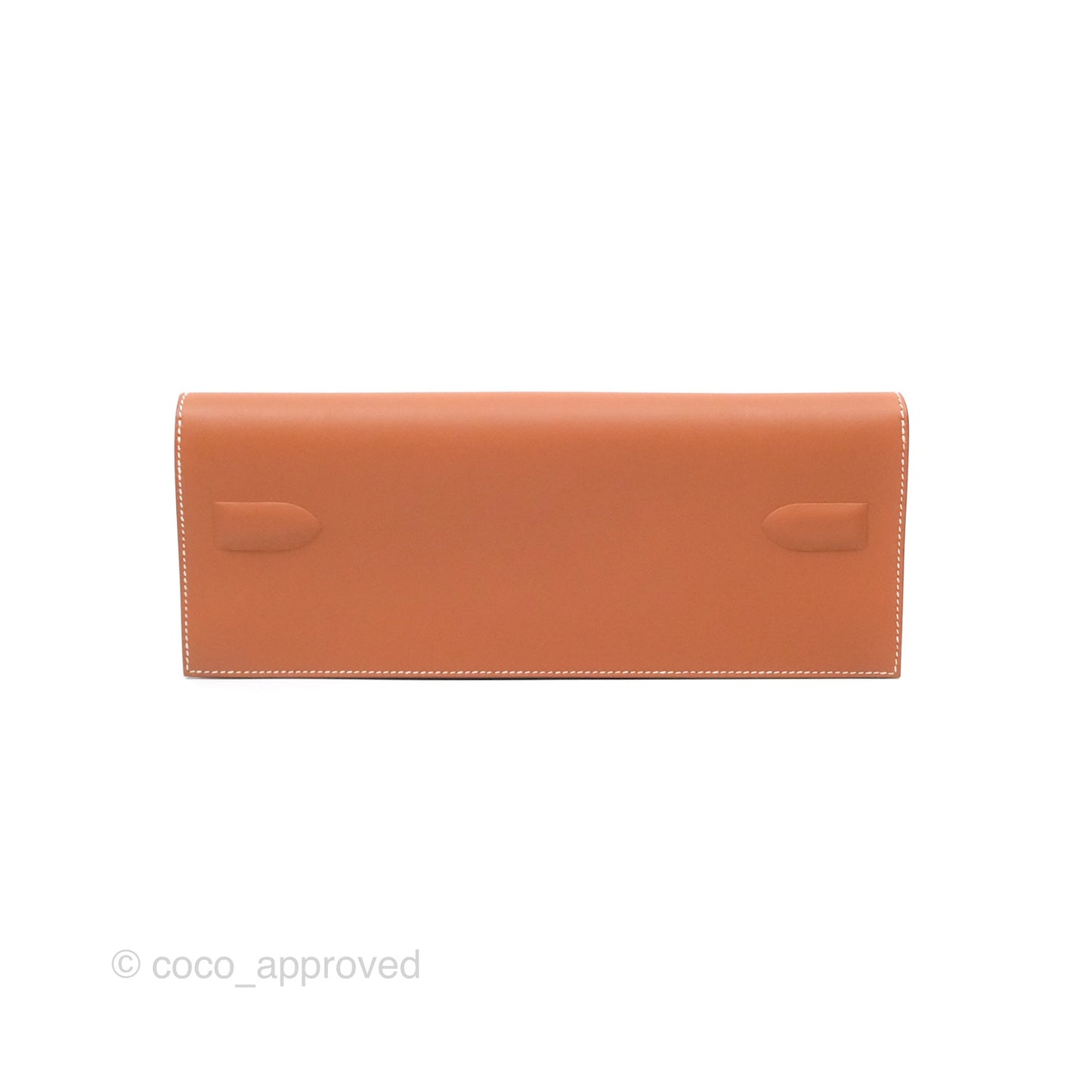 Hermès Birkin Shadow Clutch Bag Gold 37 Swift