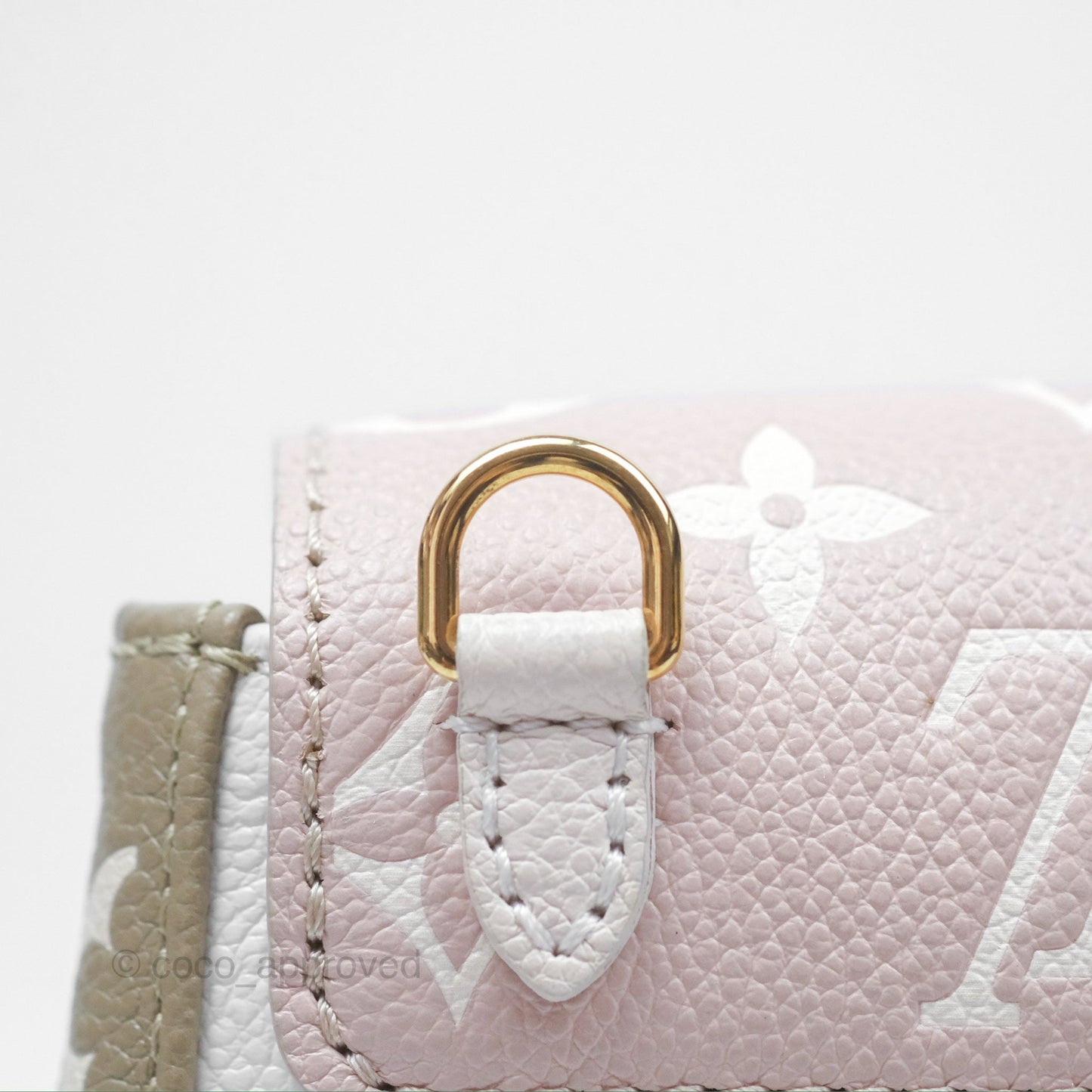 Louis Vuitton Monogram Spring in the City Tiny Backpack Khaki Green/ Beige/ Cream