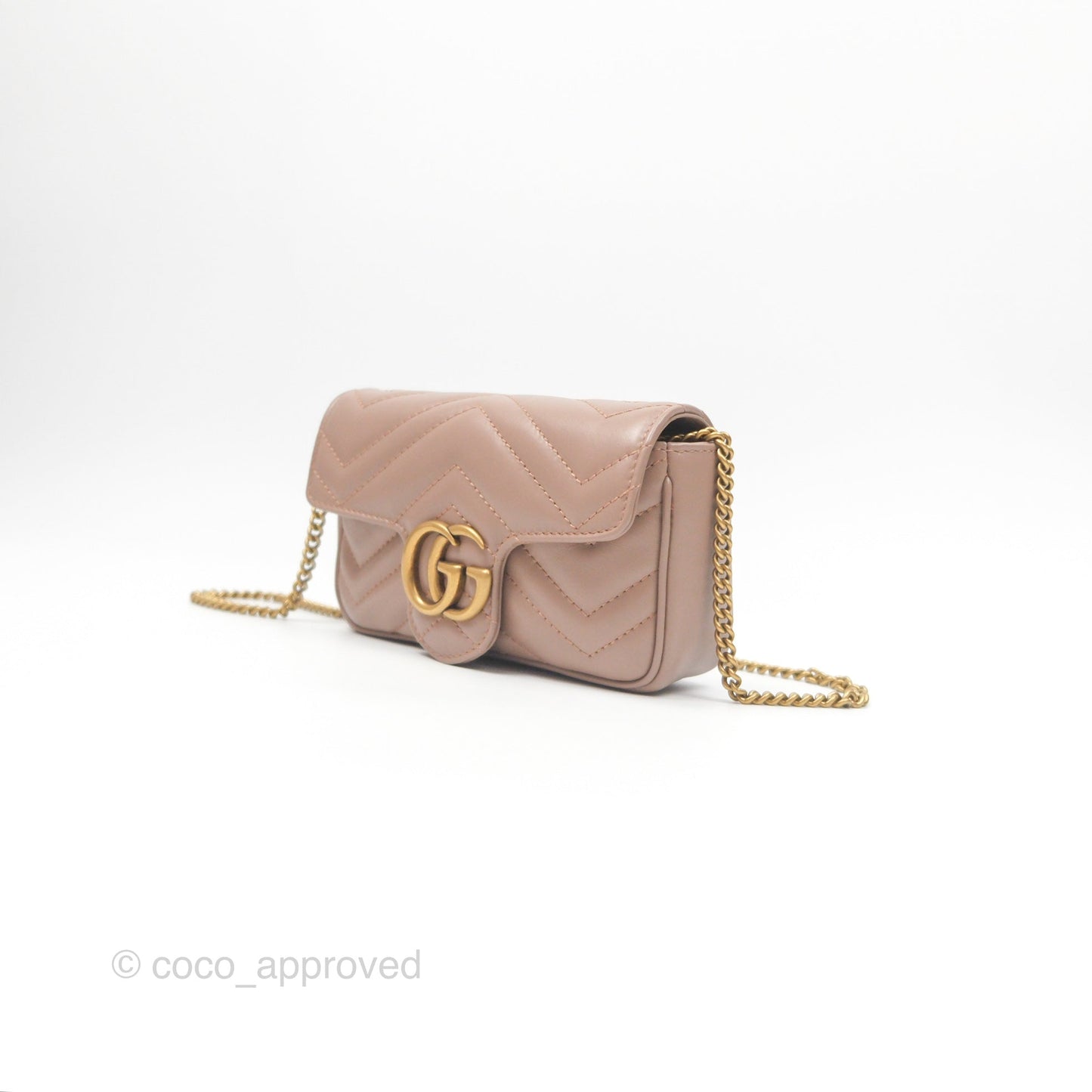 Gucci GG Marmont Super Mini Bag Dusty Pink
