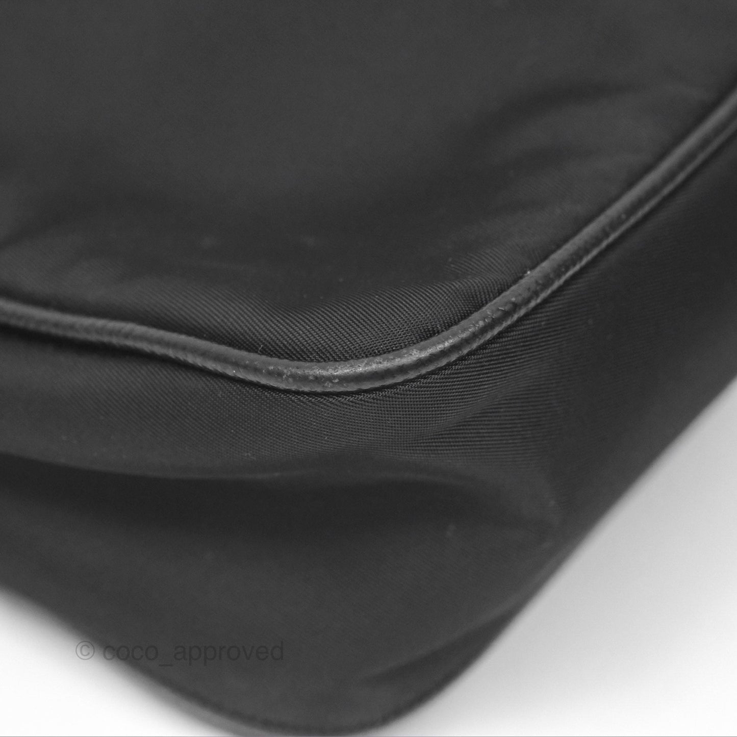 Prada Re-Edition 2005 Nylon Mini Bag Black Silver Hardware