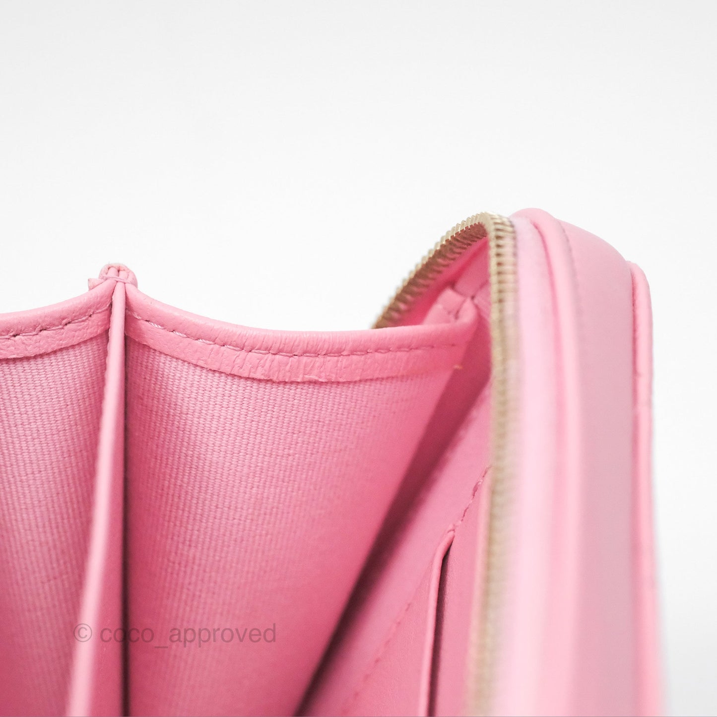 Chanel Camera Case Quilted Pink Lambskin Gold Hardware