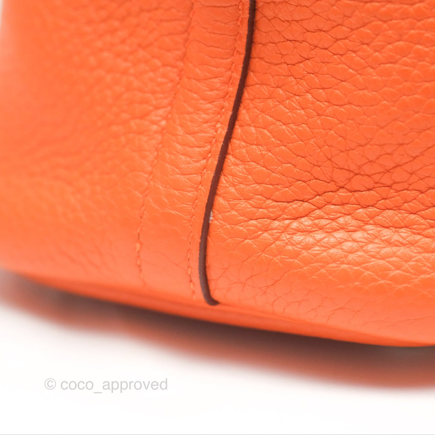 Hermès Bolide 31 Orange H Clemence Palladium Hardware