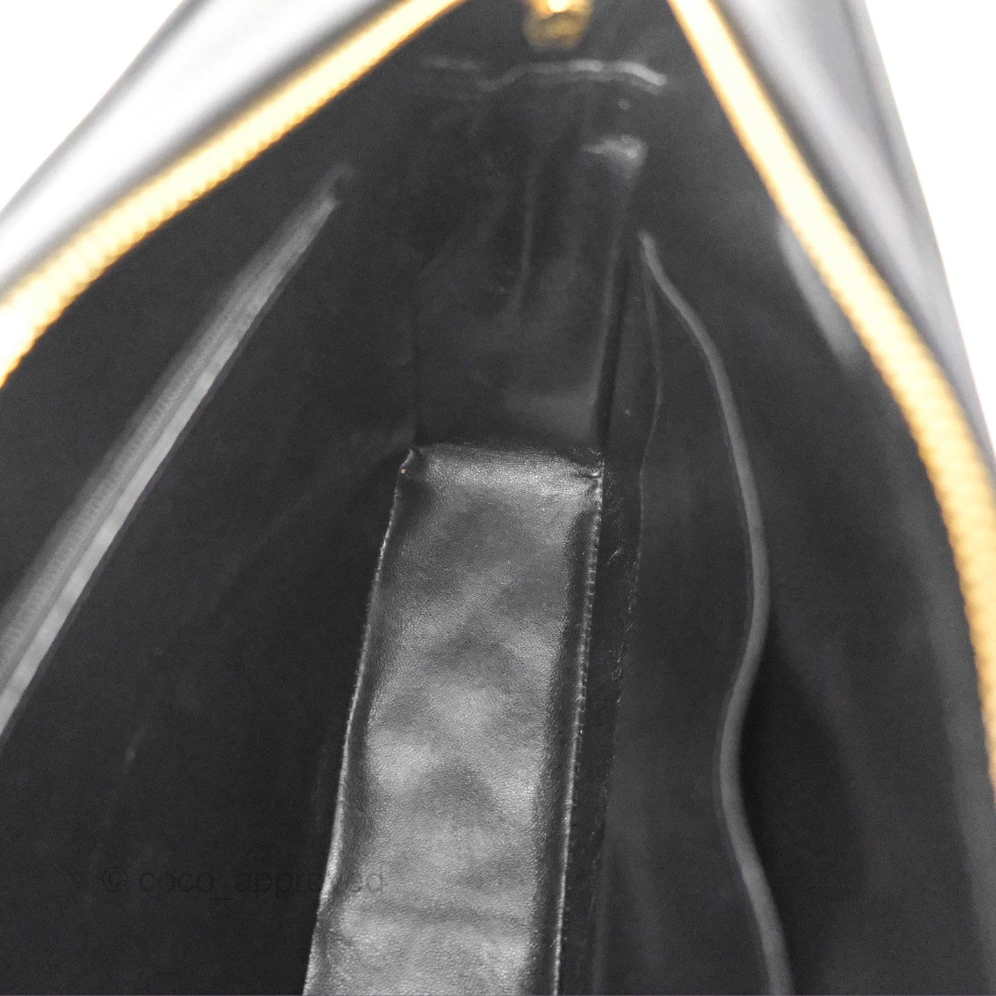 Chanel Vintage Camera Bag Black Lambskin 24K Gold Hardware