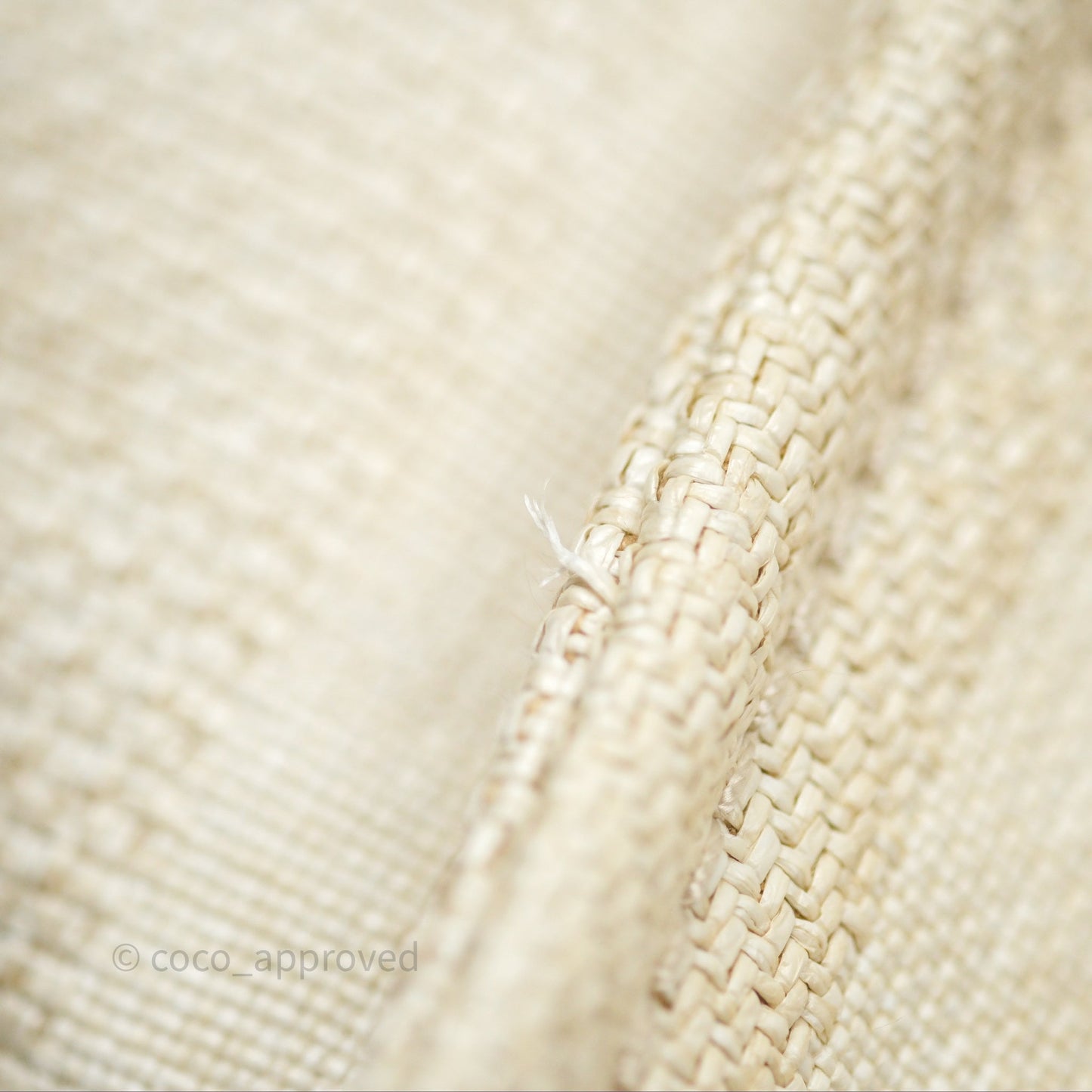 Chanel Large Deauville Beige Brown Tweed Gold Hardware