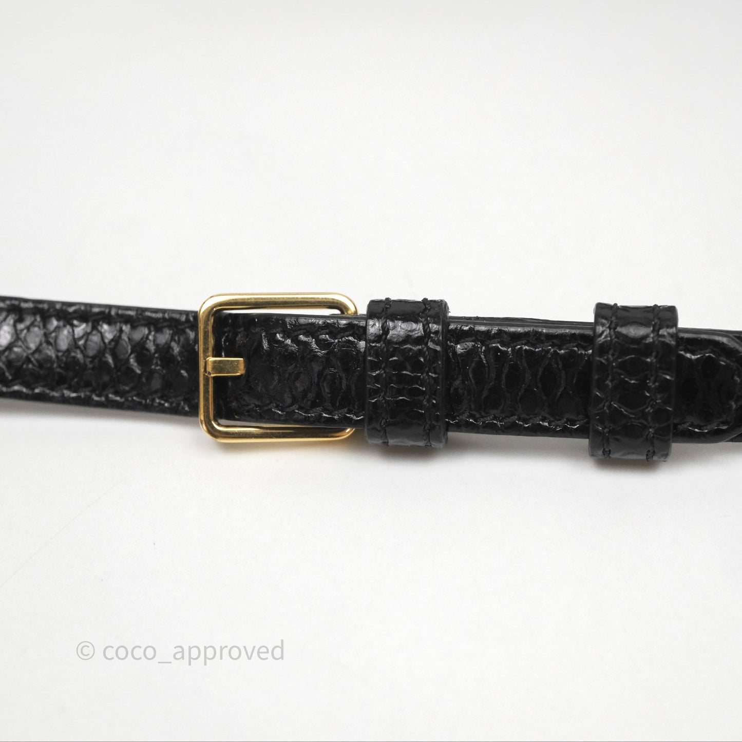 Celine Lizard Small Pampille C Bag Black Gold Hardware