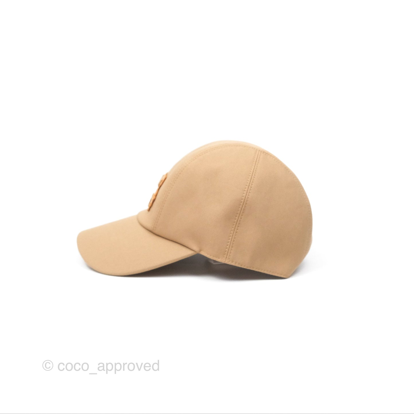 Hermès Davis H Sellier Cap Beige Camel