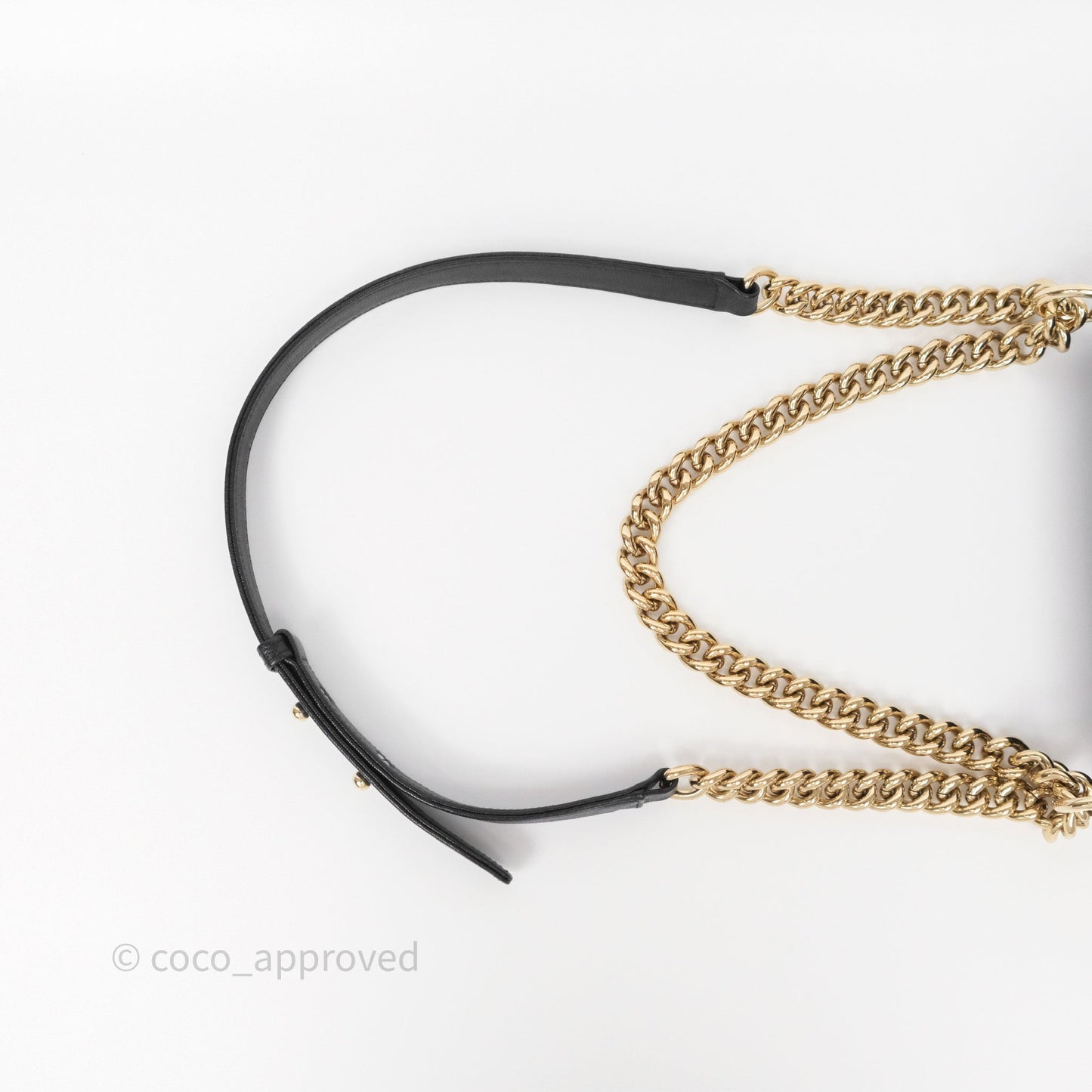 Chanel Small Boy Chevron Black Caviar Gold Hardware