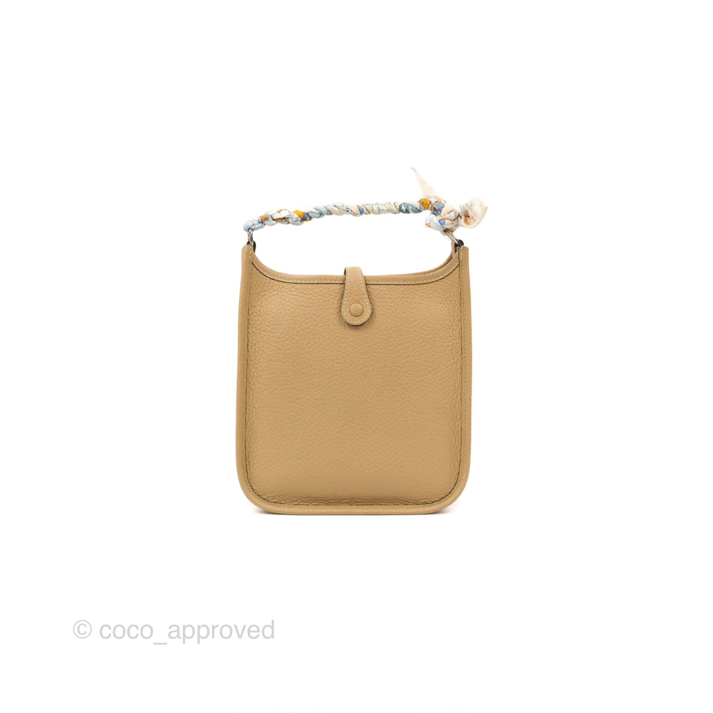 Hermès Mini Evelyne 16 Trench Clemence Palladium Hardware