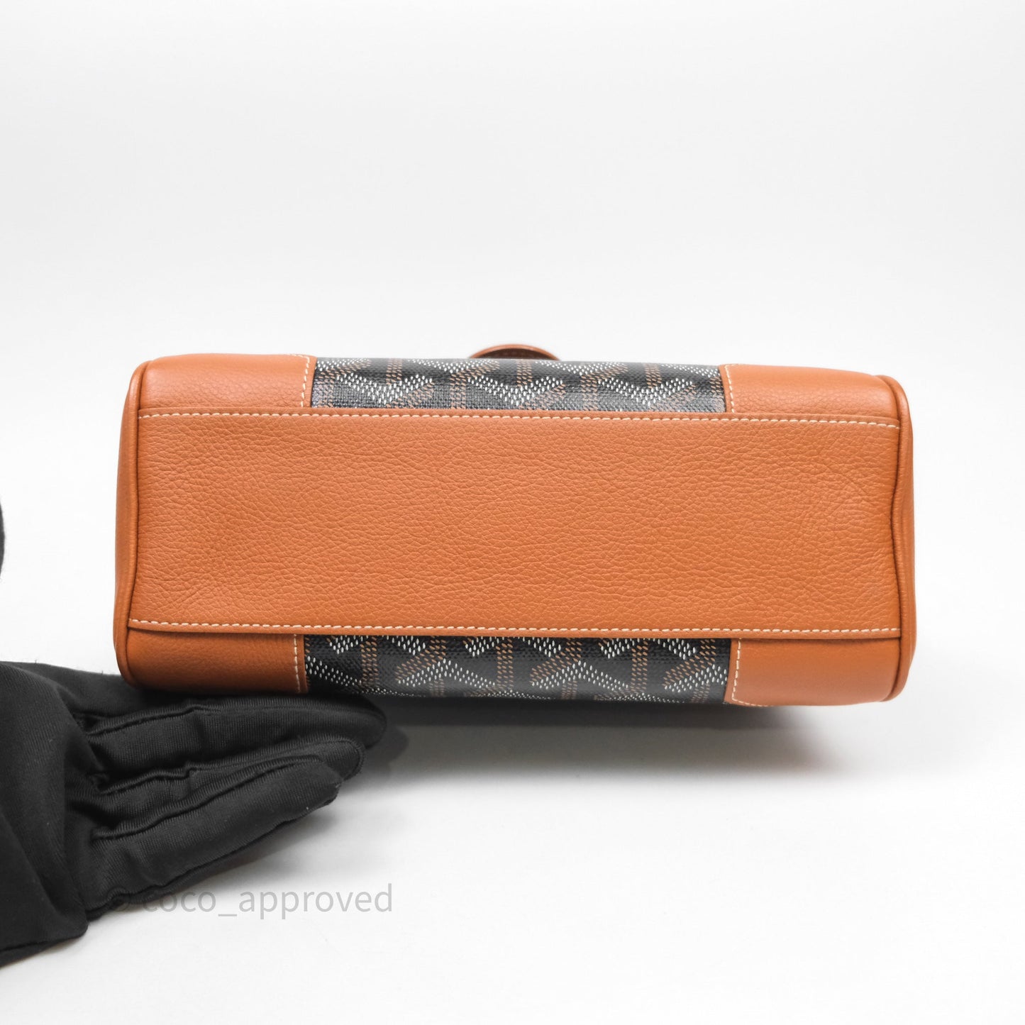 Goyard Saïgon Mini Bag Tan Goyardine Canvas/Chevroches Calfskin