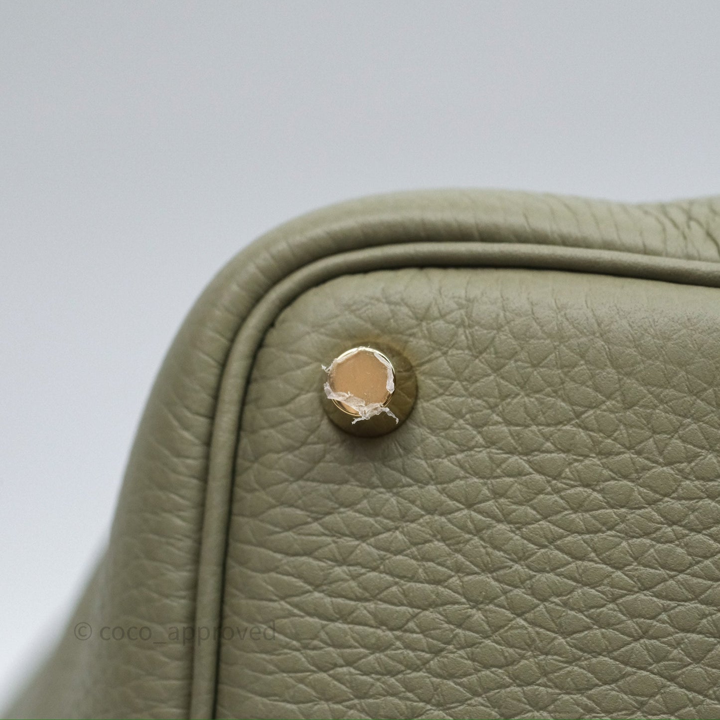 Hermès Picotin 18 Lock Sauge Q1 Clemence Gold Hardware