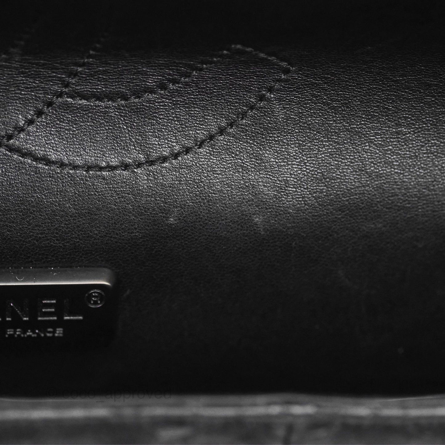 Chanel Maxi Double Flap Black Python Matte Black Hardware
