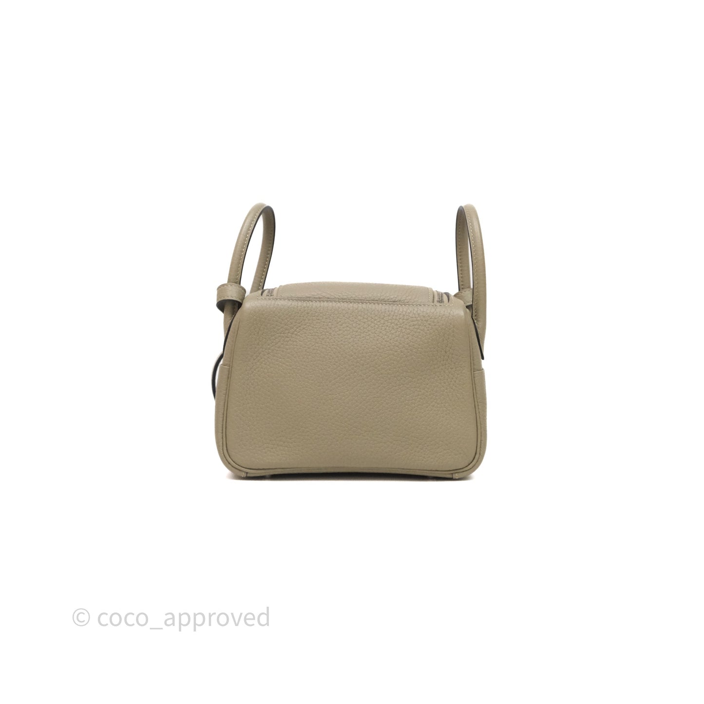 Hermès Mini Lindy 20 Sauge Q1 Clemence Palladium Hardware
