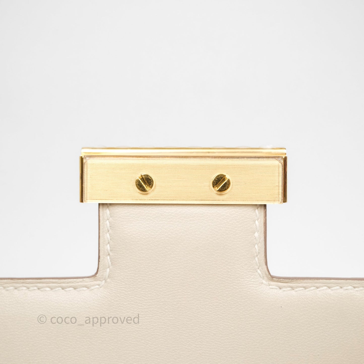 Hermès Constance 24 Craie 10 Epsom Gold Hardware