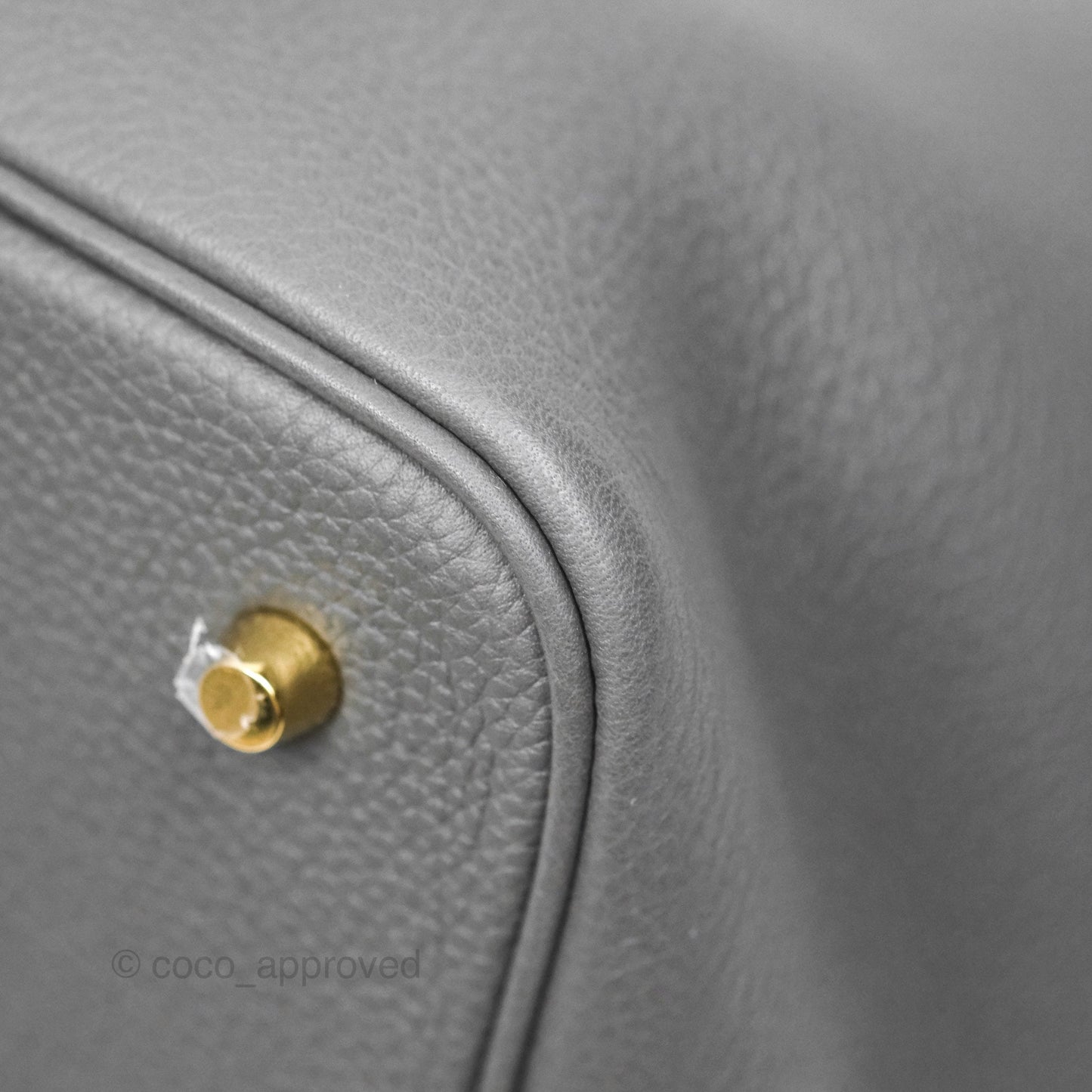 Hermès Picotin Lock 22 Graphite TM Gold Hardware
